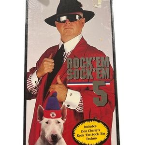 Deadstock Vintage Don Cherry's'Rock'Em, Sock'Em 5' Quality Video 1993 VHS Sealed